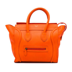 Pre-Loved Celine Mini Leather Luggage Tote